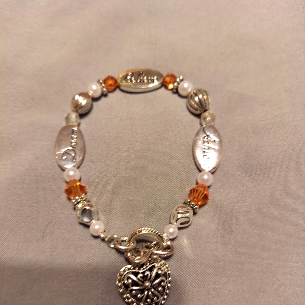 Dream, Believe, Achieve bracelet